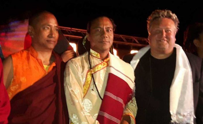 Richard Nilsson and Jampa Phurba Dorjee Lama